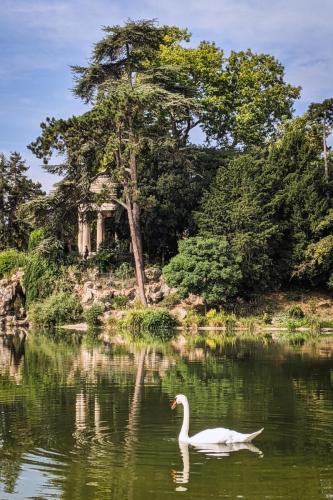 Le lac Daumesnil, Paris, 2021